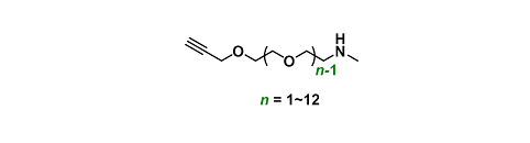 Propargyl-PEGn-methylamine