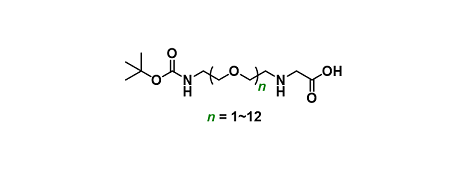 NHBoc-PEGn-NH-CH2COOH