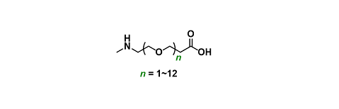 Methylamino-PEGn-acid