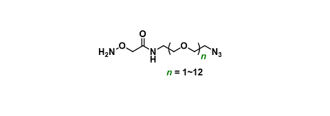 Aminooxyacetamide-PEGn-azide